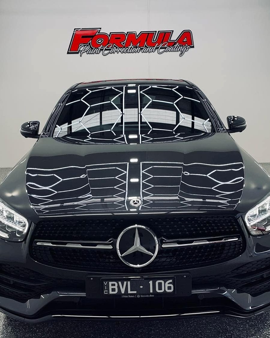 Mercedes-Benz GLC in the coating studio